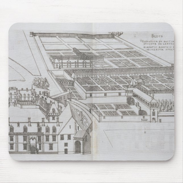 Alfombrilla De Ratón Plan de los jardines y del Chateau incluidos de (Frente)