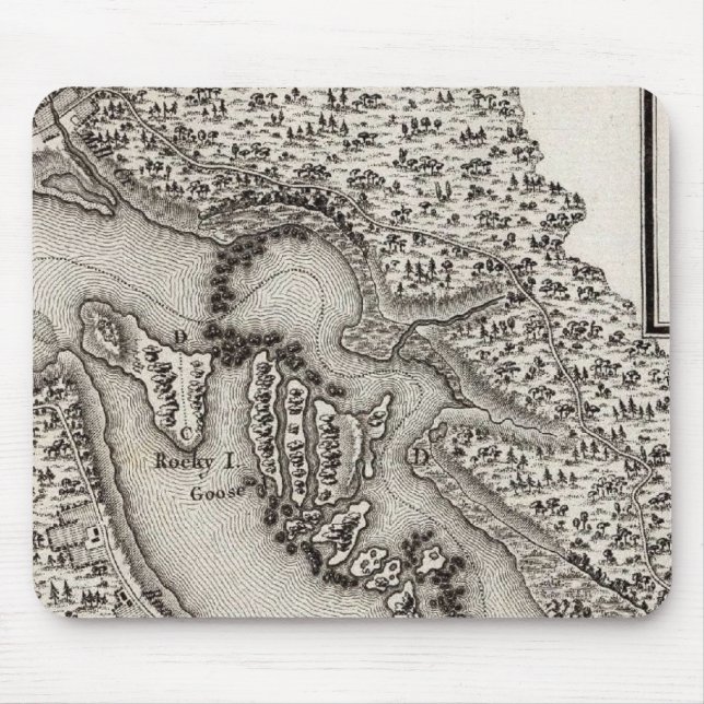 Alfombrilla De Ratón Plan de los rápidos o cataratas del Ohio (Frente)