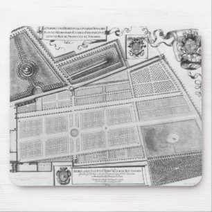 Alfombrilla De Ratón Plan del jardín real