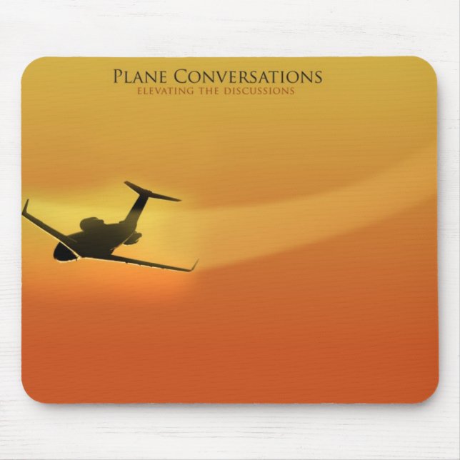 Alfombrilla De Ratón PlaneConversations Mousepad (Frente)