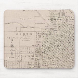 Alfombrilla De Ratón Planes de Keokuk, Ciudad Forestal