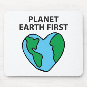 Alfombrilla De Ratón Planet First Ecofriendly Icon Happy Earth Clipart