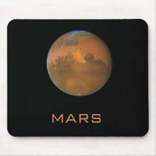 Alfombrilla De Ratón Planet Mars Naranja completo Ver Mousepad