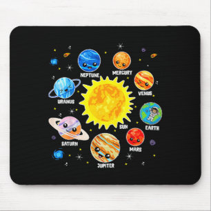 Alfombrilla De Ratón Planeta del sistema solar Espacio Planetas Niños N