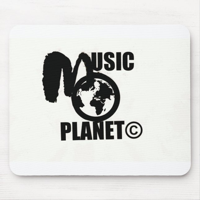 ALFOMBRILLA DE RATÓN PLANETA MUSICAL (Frente)