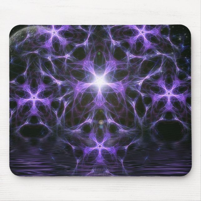 Alfombrilla De Ratón Planeta púrpura Mousepad (Frente)