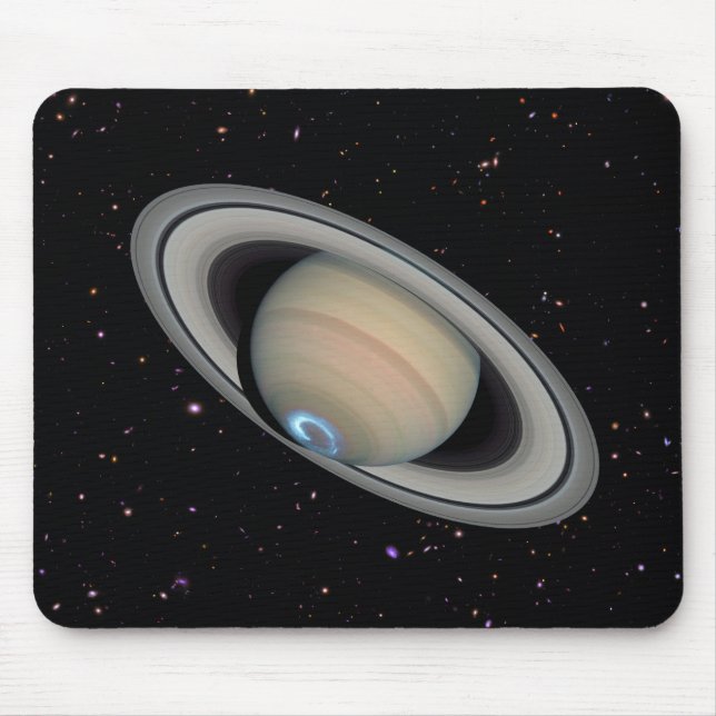 Alfombrilla De Ratón Planeta Saturn Starry Sky Mousepad (Frente)