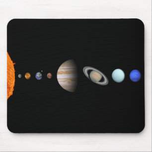 Alfombrilla De Ratón PLANETAS de la SISTEMA SOLAR Mousepad