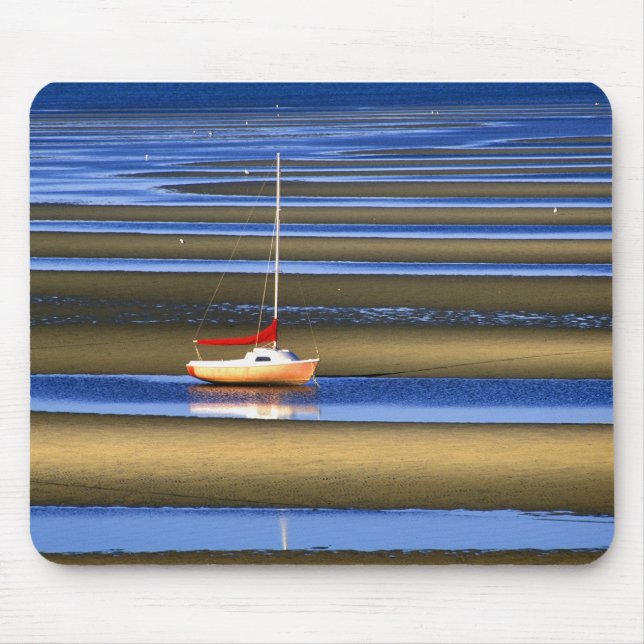 Alfombrilla De Ratón Planos de marea, Cape Cod, MAMÁES (Frente)