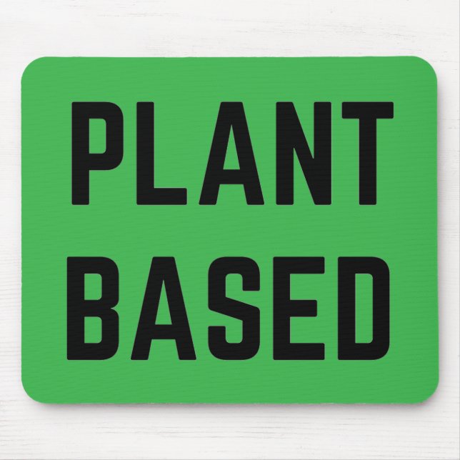 Alfombrilla De Ratón Plant Based Vegan (Frente)