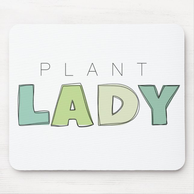 Alfombrilla De Ratón Planta Lady Mousepad (Frente)
