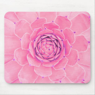 Alfombrilla De Ratón Planta suculenta rosa