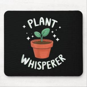 Alfombrilla De Ratón Planta Whisperer Cute Planta Creciendo Primavera F