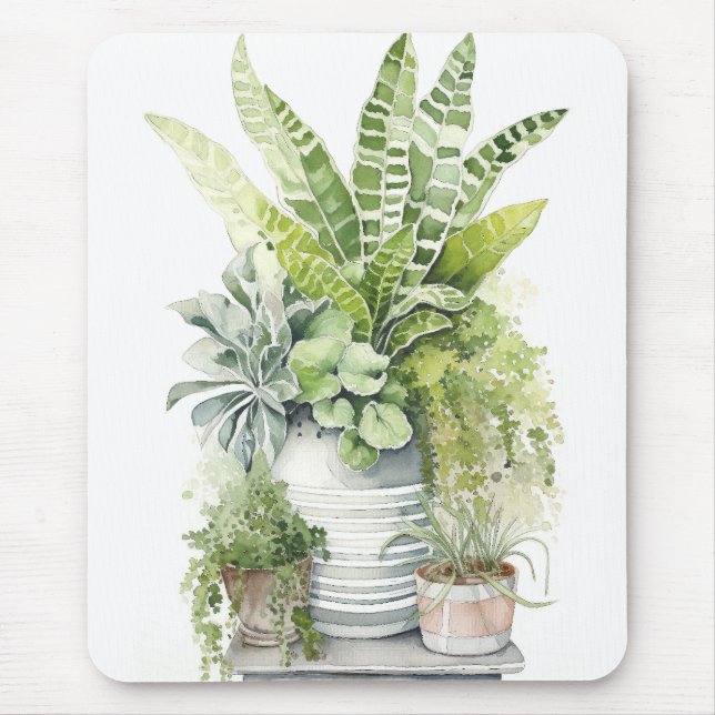 Alfombrilla De Ratón Plantas de Interior (Frente)