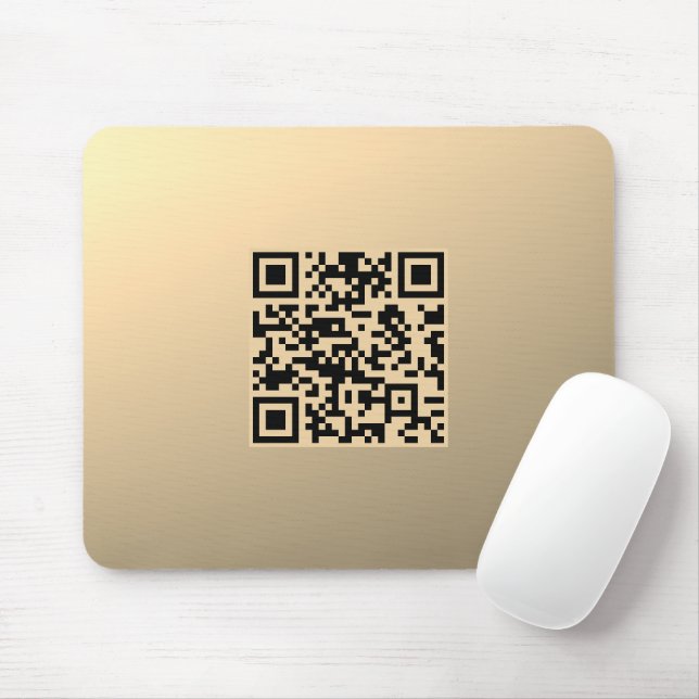 Alfombrilla De Ratón Plantilla de código QR editable instantáneamente | (Con ratón)