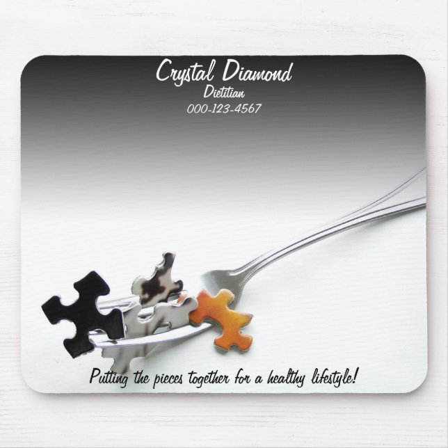 Alfombrilla De Ratón Plantilla de concepto de salud de horquilla de rom (Frente)