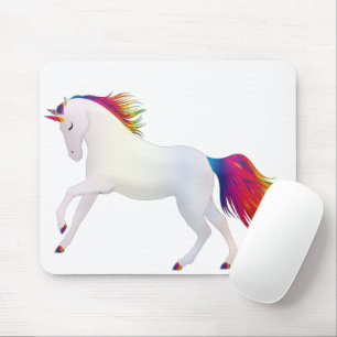 Alfombrilla De Ratón Plantilla de personalizado de arcoiris de Unicorni