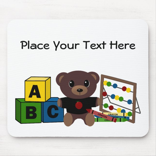 Alfombrilla De Ratón Plantilla Mousepad del profesor (Frente)