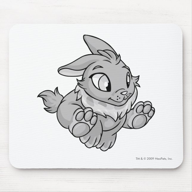 Alfombrilla De Ratón Plata de Cybunny (Frente)