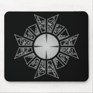 Alfombrilla De Ratón Plata de la estrella del Lament