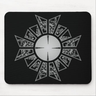 Alfombrilla De Ratón Plata de la estrella del Lament
