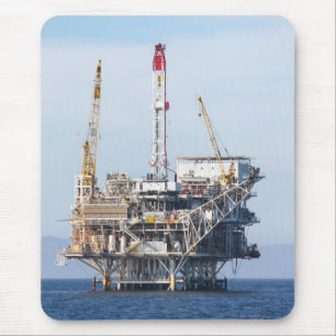 Alfombrilla De Ratón Plataforma petrolera
