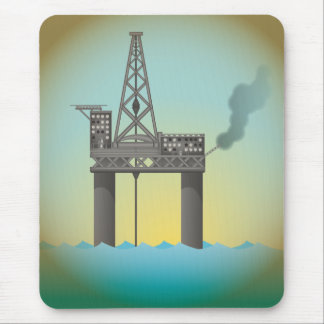Alfombrilla De Ratón Plataforma petrolífera