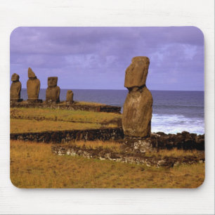 Alfombrilla De Ratón Plataforma Tahai Estatua Moai Resúmenes Pascua
