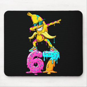 Alfombrilla De Ratón Plátano haciendo dabbing 67 Helado Goteo Divertido