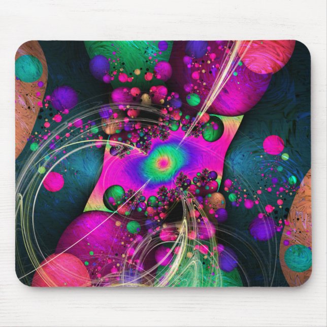 Alfombrilla De Ratón Plátanos Mousepad del fractal (Frente)