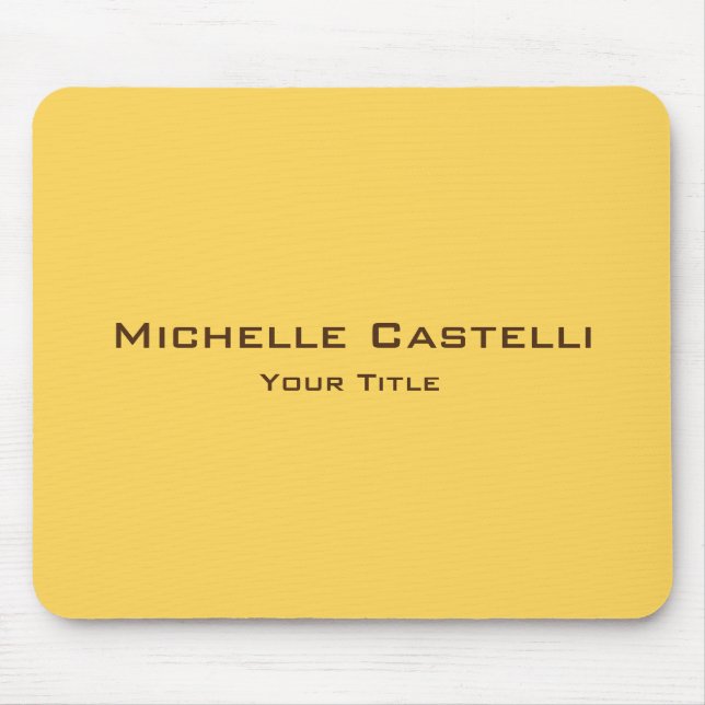 Alfombrilla De Ratón Plato simple clásico profesional (Frente)