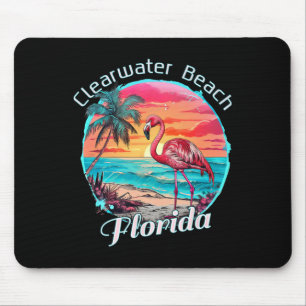 Alfombrilla De Ratón Playa Clearwater Florida Playa Flamingo Tropical S