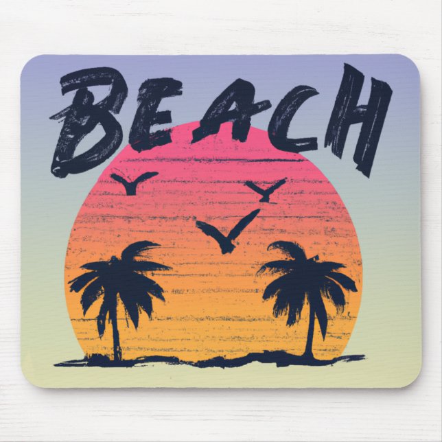 Alfombrilla De Ratón Playa/costa/tropical/Hawai (Frente)