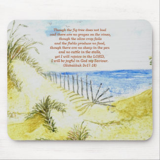 Alfombrilla De Ratón "Playa (cristiano)" Mousepad