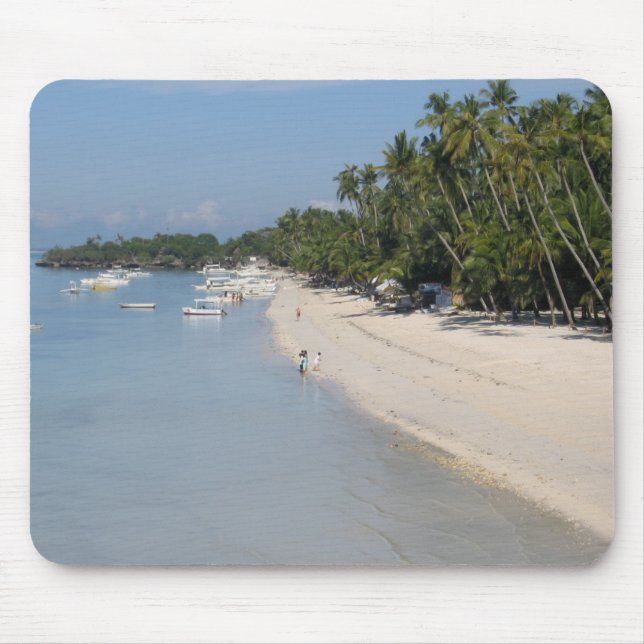 Alfombrilla De Ratón Playa de Alona, isla de Panglao, Bohol, Filipinas (Frente)