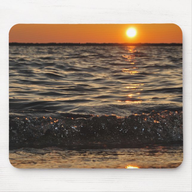 Alfombrilla De Ratón playa de atardecer (Frente)