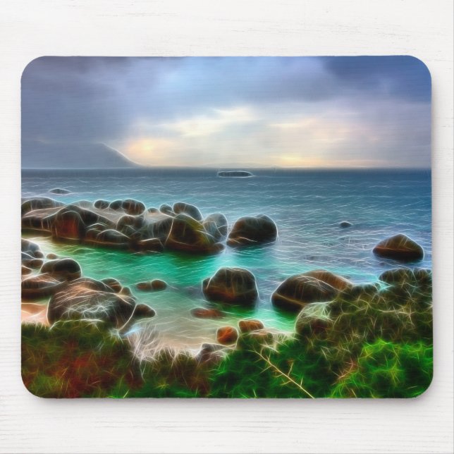 Alfombrilla De Ratón Playa de Boulder - Mousepad (Frente)