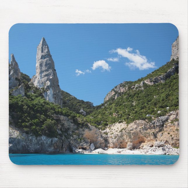 Alfombrilla De Ratón Playa de Cala Goloritze, mousepad de Cerdeña (Frente)