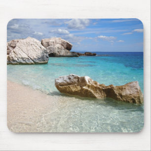 Alfombrilla De Ratón Playa de Cala Mariolu, mousepad de Cerdeña