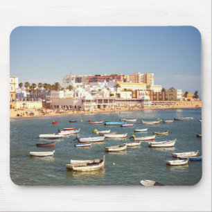 Alfombrilla De Ratón Playa de Caleta en Cádiz, Andalucía, España