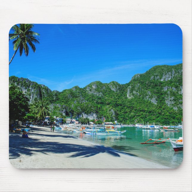Alfombrilla De Ratón Playa De La Bahía De El Nido (Frente)