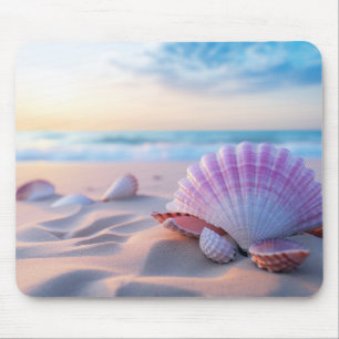 Alfombrilla De Ratón Playa de la costa: naturaleza Serene Tranquila