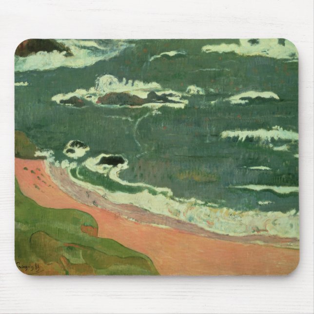 Alfombrilla De Ratón Playa de Paul Gauguin el | en Le Pouldu, 1889 (Frente)