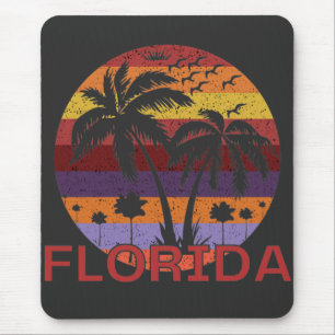 Alfombrilla De Ratón Playa de Verano Vintage Florida USA