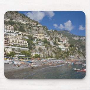 Alfombrilla De Ratón Playa en Positano, Campania, Italia