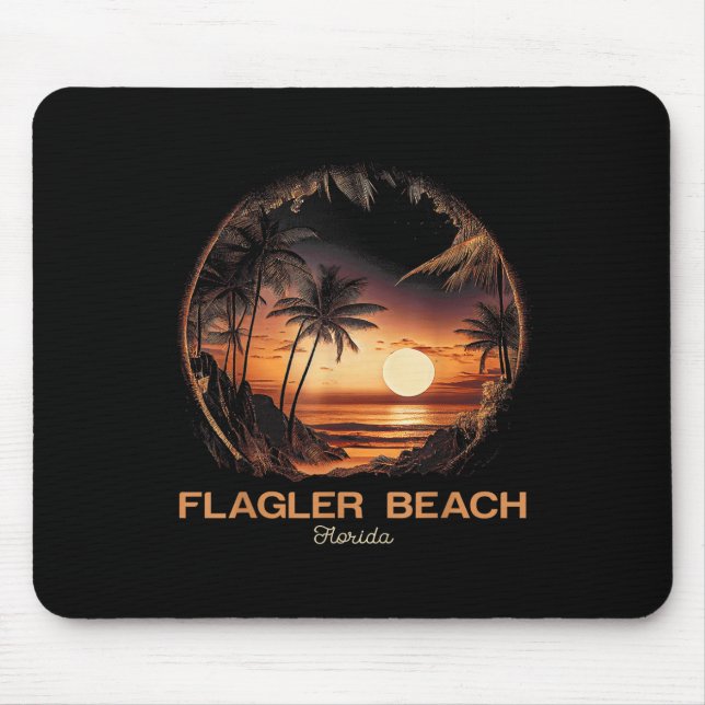 Alfombrilla De Ratón Playa Flagler Florida (Frente)