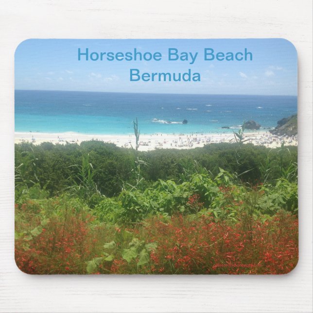 Alfombrilla De Ratón Playa Horseshoe Bay, Bermudas (Frente)