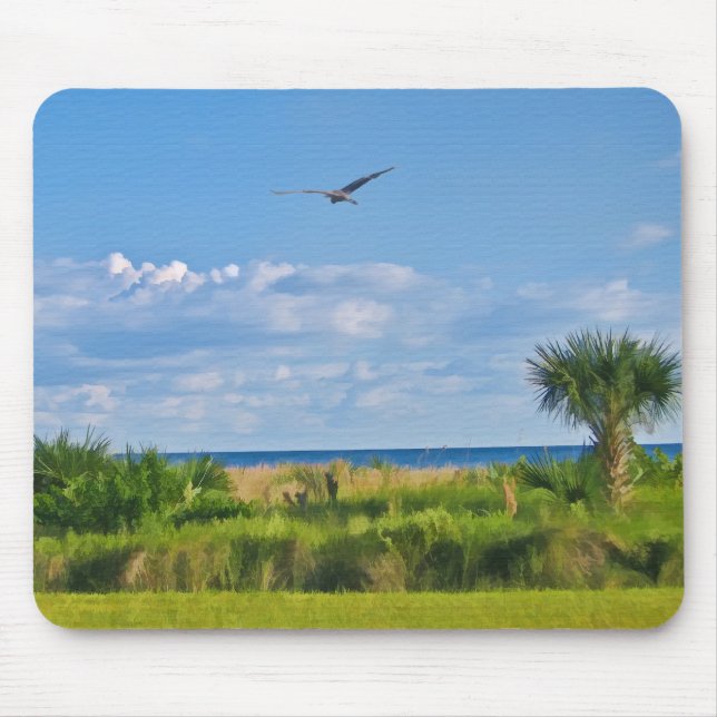 Alfombrilla De Ratón Playa Mousepad de la isla de Sanibel (Frente)