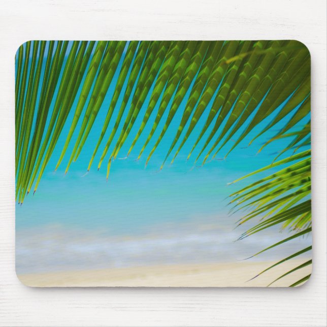 Alfombrilla De Ratón Playa Mousepad de la palmera (Frente)