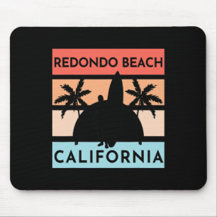 Alfombrilla De Ratón Playa Redondo California Surf Verano Vacaciones Vi